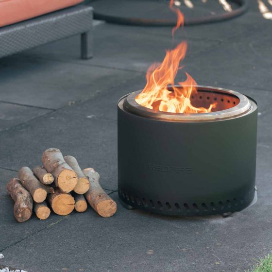RedFire Pellet-Feuerschale XL Schwarz