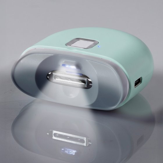 Nageltrimmer mit LED Hellgrün