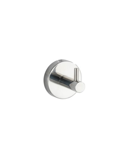 Wandhaken Uno Mod. Bosio Edelstahl glänzend 2er Set, rostfrei 