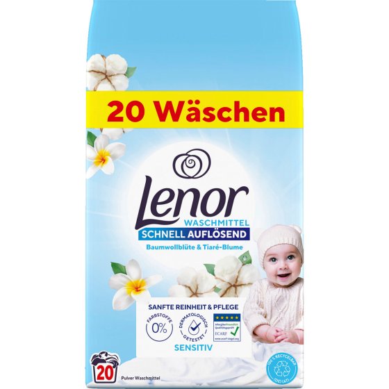 Lenor WM Pulver Sensitiv 20WL 