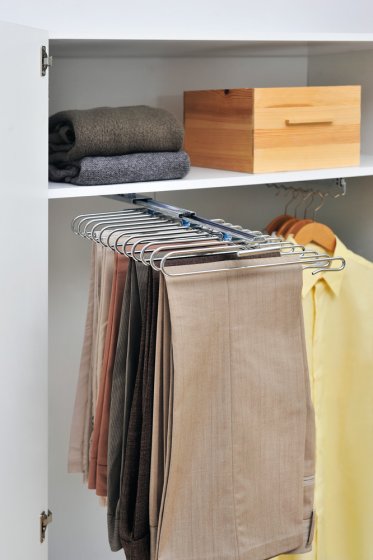 Schrankauszug Hosenbügel, für 12 Hosen 