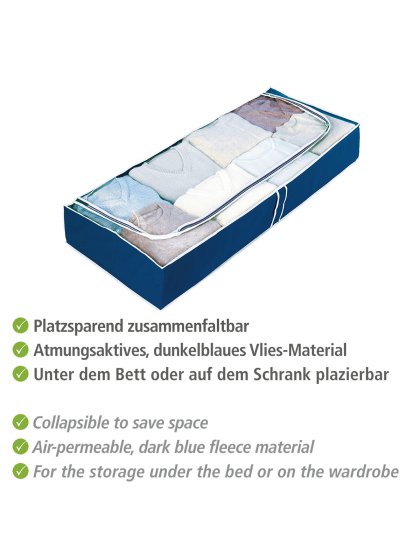 Unterbettkommode Air, 4er Set, zur platzsparenden Aufbewahrung von Saisontextilien 