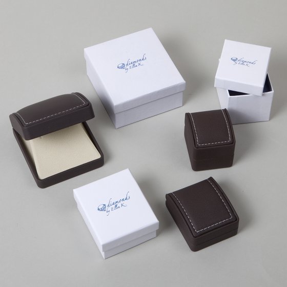 Halskette Silber 925 mit 1x Diamant 0,008ct. Buchstabe D 