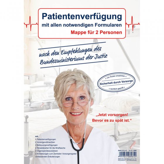 Mappe „Meine Patientenverfügung”