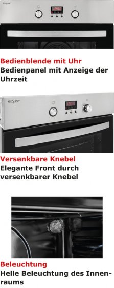 Einbaubackofen - EBE 65-1H