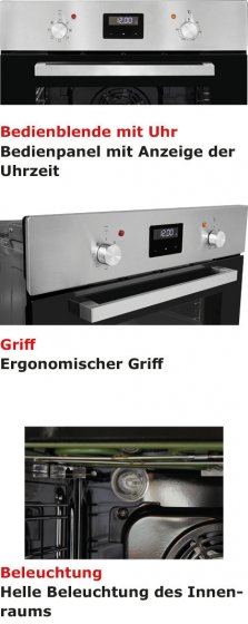 Einbaubackofen - EBE 657-2U