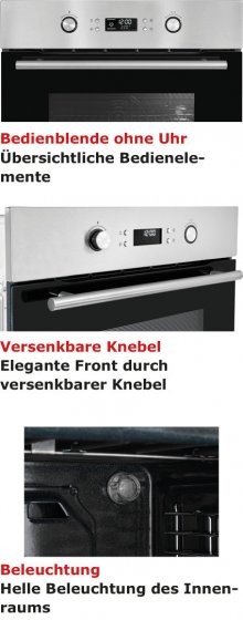 Einbaubackofen - EBEP 697-3H Pyrolyse