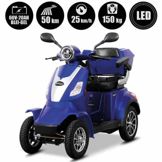 E-Quad „Lyon” 25km/h Blau