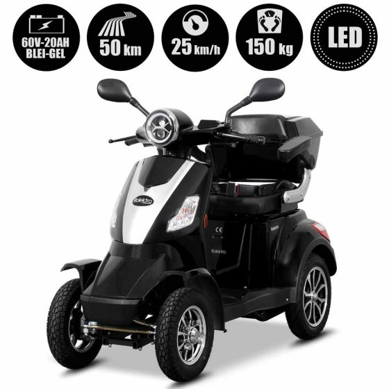 E-Quad „Lyon” 25km/h Schwarz