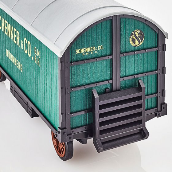 Lanz-Ackerluft mit dem Anhänger „Schenker”