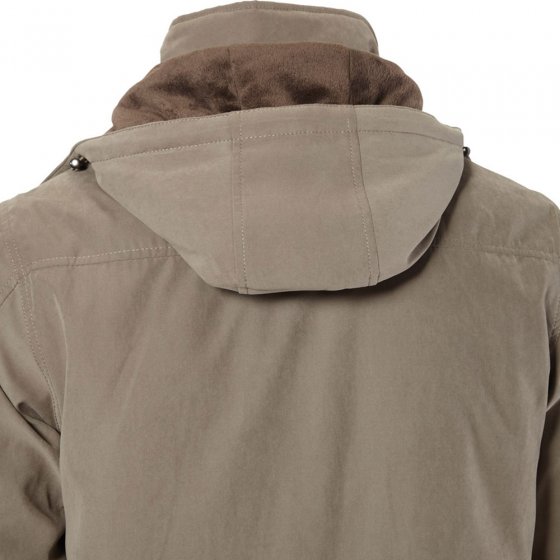 Jacke mit abnehmbarer Kapuze