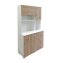 Küchenschrank Weiß Artisaneiche Blanca - 7