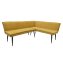 Eckbank 195 x 154 cm Mesilla Gelb kurzer Schenkel rechts - 7