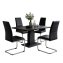 Esszimmerstuhl SallyC Kunstleder 4er-Set Schwarz - 7