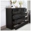 Sideboard Kenji 8 Schubladen Hochglanz Schwarz - 7