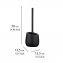 Bad-Accessoire-Set Mod. Badi Schwarz Keramik - 7