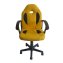 Schreibtischstuhl Junior höhenverstellbar ergonomischer Drehstuhl Gelb - 7