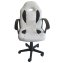 Schreibtischstuhl Junior höhenverstellbar ergonomischer Drehstuhl Weiß-Schwarz - 7