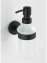Seifenspender Mod. Bosio Edelstahl Black matt, Fassungsvermögen ca. 200 ml - 7