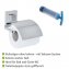 Vacuum-Loc® Edelstahl Toilettenpapierhalter Cover Mod. Quadro, Befestigen ohne bohren - 7