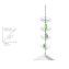 Teleskopregal Mod. Domaso, rostfrei - 7