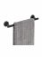 Badetuchstange Mod. Bosio Schwarz Matt, rostfrei, 40 cm - 7