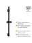 Duschstange Mod. Classic Schwarz 70 cm, 70 cm - 7