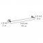 UV-Loc® Badetuchstange Uno Mod. Udine 60 cm, Befestigen ohne Bohren mit innovativem Klebesystem - 7