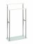 Handtuchbutler Mod. Debar Edelstahl, mit 2 Handtuchstangen - 7