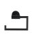 Toilettenpapierhalter Mod. Bosio Edelstahl Black matt ohne Deckel, rostfrei - 7