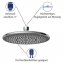 Regenduschkopf Watersaving Ø 22,5 cm, Universal-Kopfbrause mit Wasserspar-System - 7