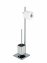 Stand WC-Garnitur Mod. Quadro, aus Edelstahl - 7