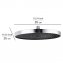 Duschkopf Mod. Softwater Chrom/Schwarz, Ø 26 cm - 7