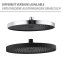 Duschkopf Mod. Softwater Chrom/Schwarz, Ø 26 cm - 7