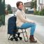 Einkaufstrolley mit Sitz, Dreirad-System fürs Treppensteigen - 7
