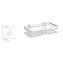 Wandablage Premium Edelstahl, rostfrei - 7