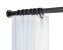 Teleskop-Duschstange Mod. Luz 110 - 185 cm, Schwarz, ausziehbar, aus rostfreiem Aluminium - 7