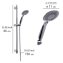 Brauseset Mod. Young Chrom, Länge Stange: 66 cm - 7