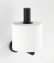 Toilettenpapier-Ersatzrollenhalter Mod. Bosio Black, rostfrei - 7