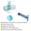Vacuum-Loc® Wandablage mit Haken Mod. Quadro Edelstahl, Befestigen ohne bohren - 7