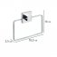 Vacuum-Loc® Handtuchring Mod. Quadro Edelstahl, Befestigen ohne bohren - 7