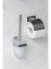 Turbo-Loc® WC-Garnitur Mod. Genova Matt, Abnehmbarer Behälter aus satiniertem Glas - 7