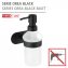 Turbo-Loc® Seifenspender Mod. Orea Black Matt, Befestigen ohne bohren - 7