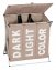 Wäschesammler Mod. Trio Top Taupe, Fassungsvermögen: 118 Liter - 7