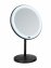 LED Stand-Kosmetikspiegel Mod. Onno Schwarz, mit Touch-Funktion - 7