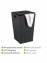 Wäschetruhe Mod. Adria Square Schwarz, 48 ltr. Fassungsvermögen - 7