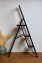 Alu-Design Klapptrittleiter 3-stufig Schwarz, rutschsichere XXL-Stufen - 7