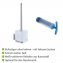 Vacuum-Loc® WC-Garnitur Mod. Quadro Edelstahl, Befestigen ohne bohren - 7