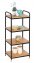 Regal Mod. Loft aus Bambus mit 4 Etagen, Badezimmerregal, Wohnregal - 7