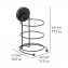 Vacuum-Loc® Haartrocknerhalter Mod. Milazzo Schwarz, Befestigen ohne bohren - 7
